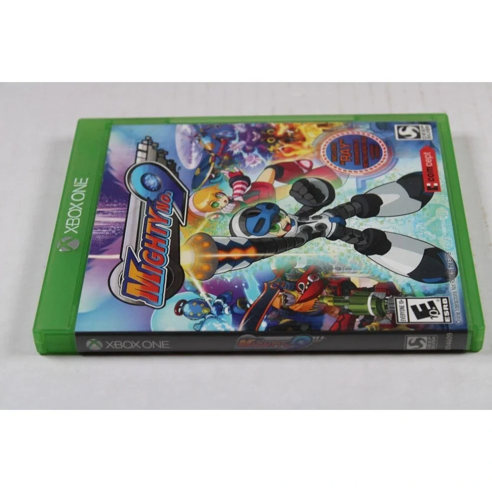 Mighty No. 9 (Microsoft Xbox One, 2016) Complete, with Artbook & Poster